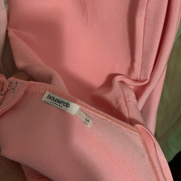 House of CB ‘Fifi’ Fairy Pink Bandage Maxi Dress - Picture 10 of 14